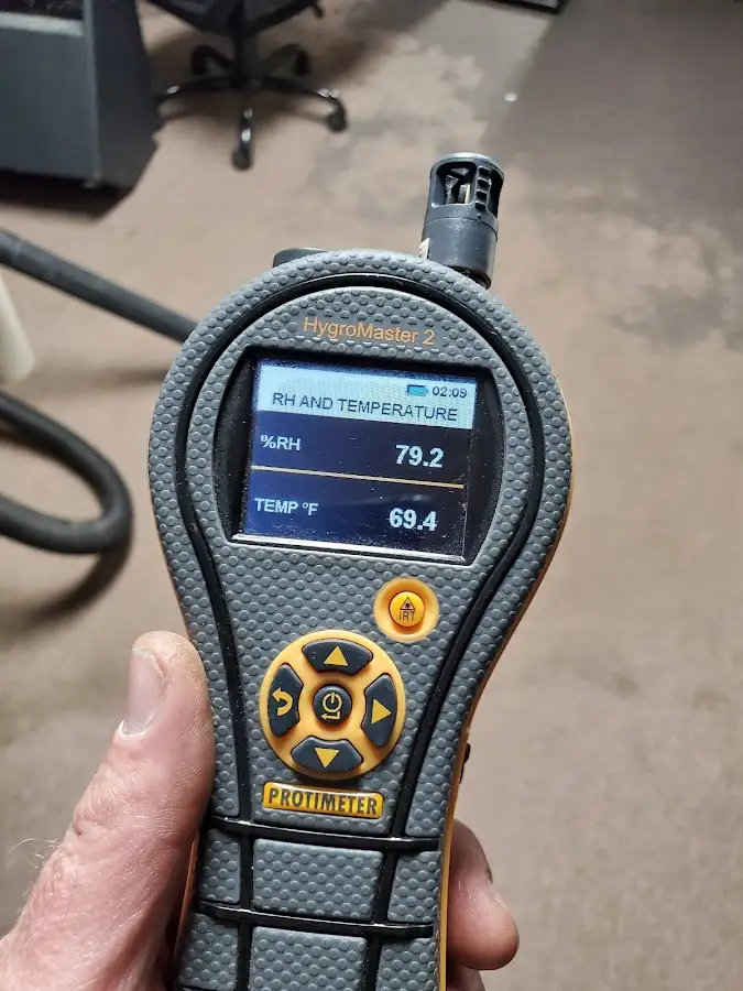 Moisture meter humidity assessment for Fire & Smoke Damage Restoration in Sayre